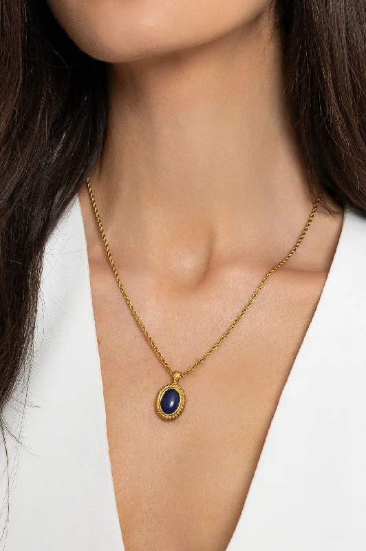 Blue Stone Necklace