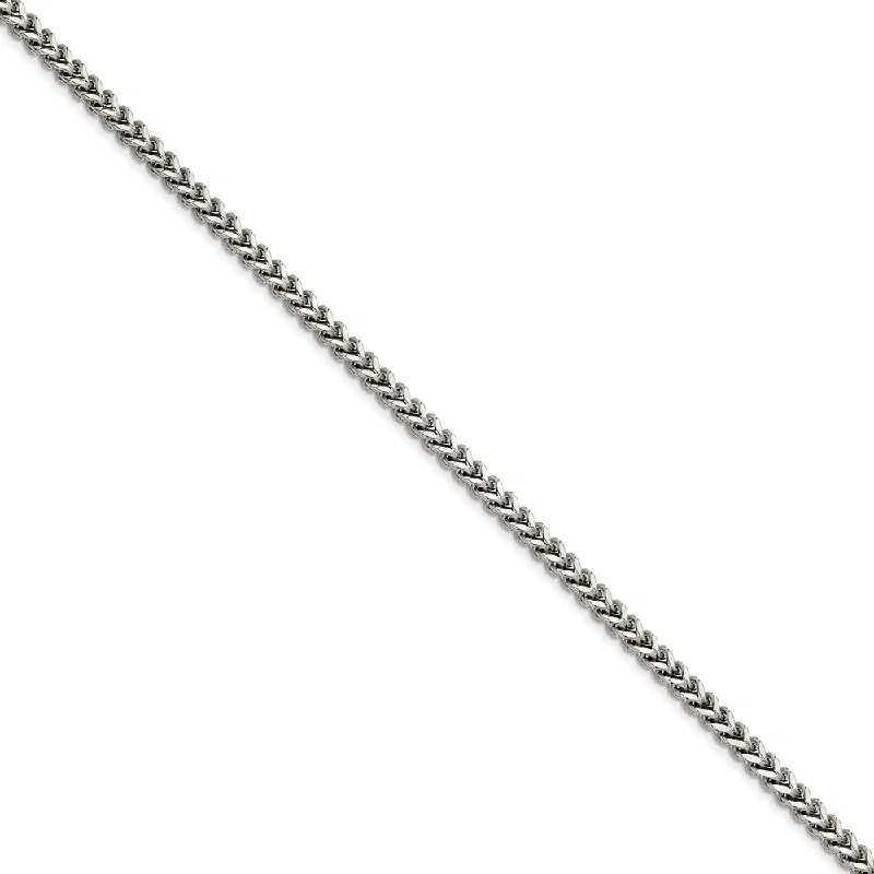 Men's 5.5mm Stainless Steel Franco Chain Bracelet, 8.5 Inch