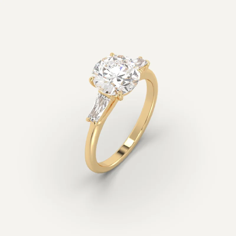 2 carat Round Cut Diamond Ring