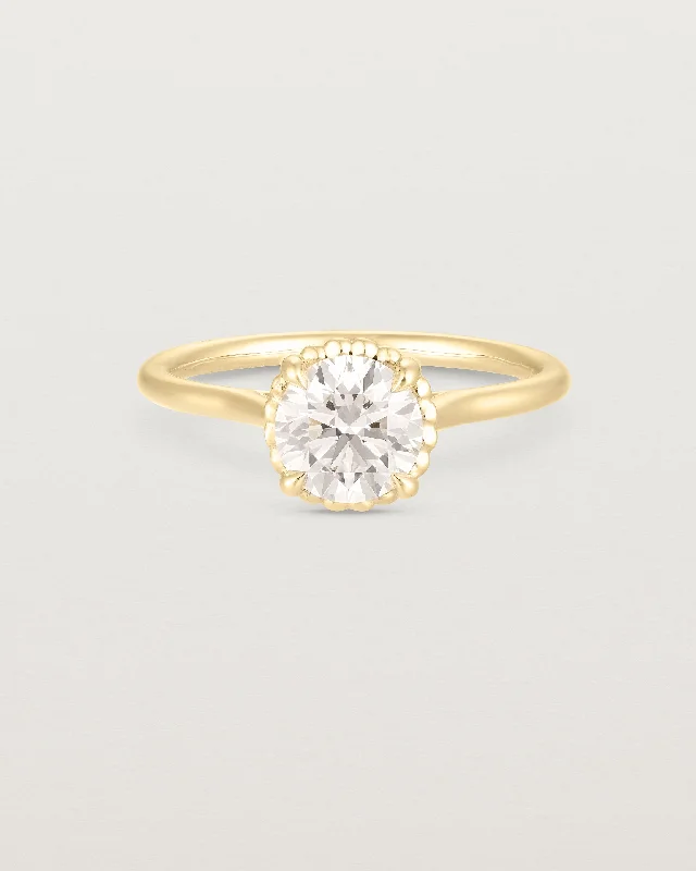 Thea Round Solitaire | Laboratory Grown Diamond