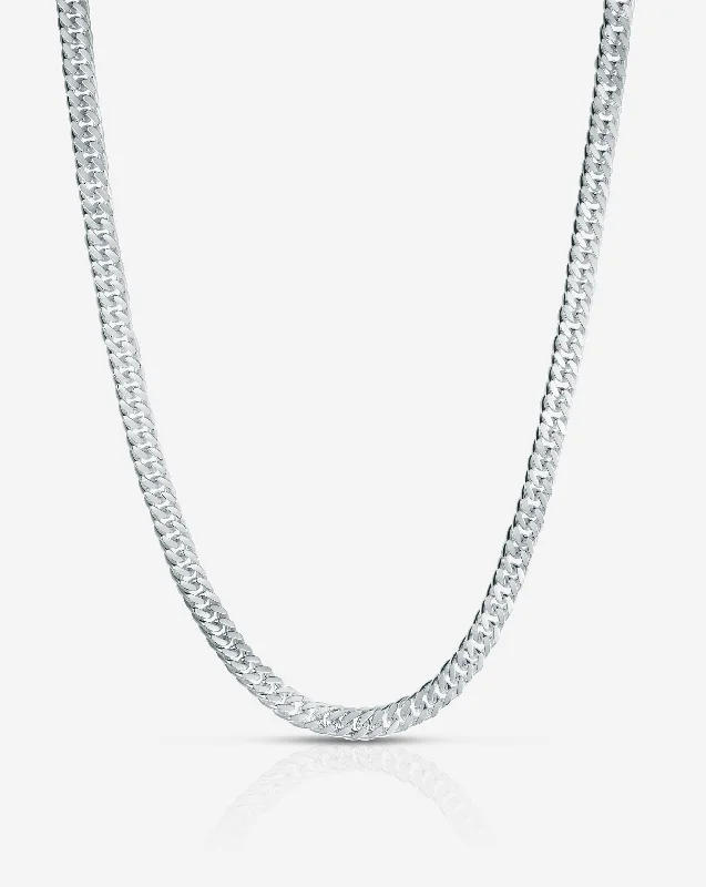 Sterling Silver - Jumbo Curb Chain Necklace