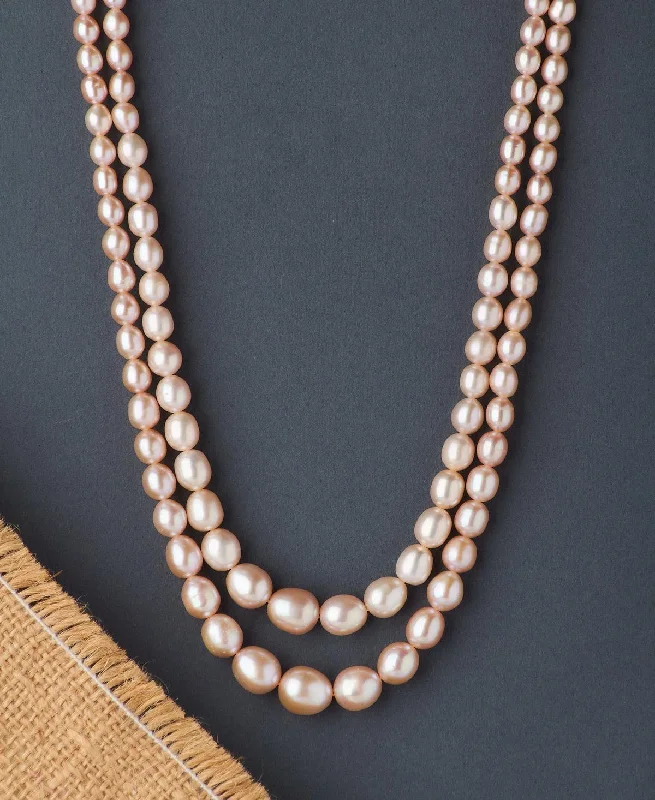 Elegant 2 line Pearl Necklace