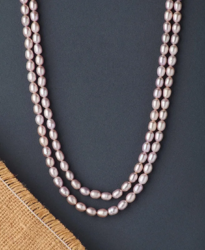 Elegant 2 line Pearl Necklace