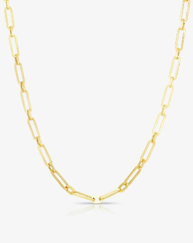 Long Link Chain Necklace