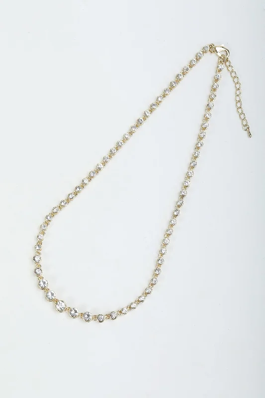 Gold Diamante Necklace