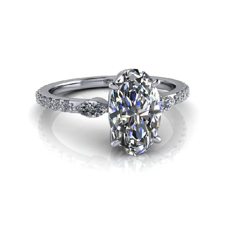 Jasmine No. 2 Moissanite Ring