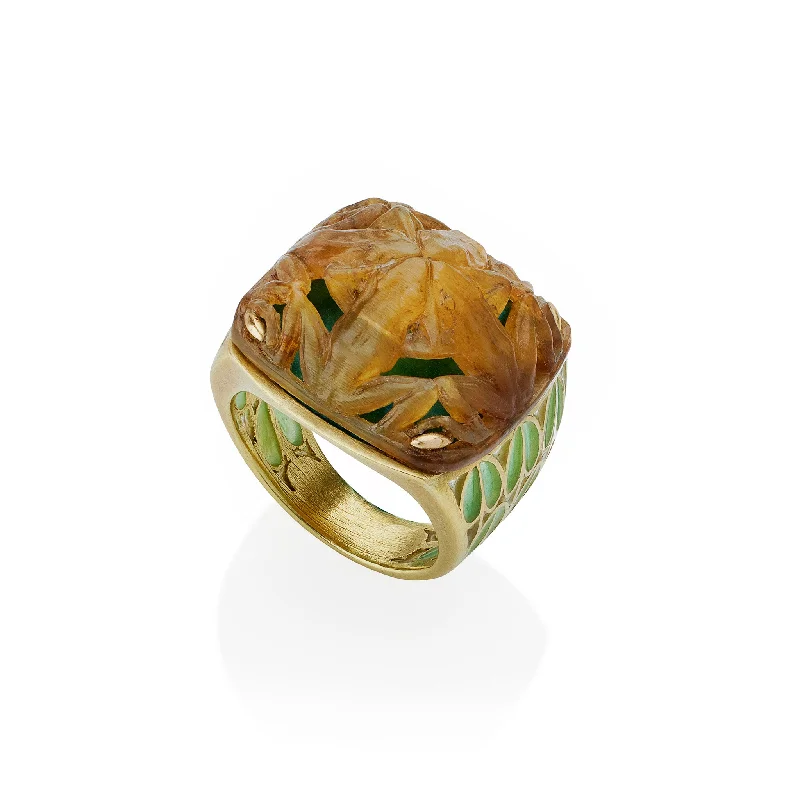 René Lalique "Grenouilles" Ring