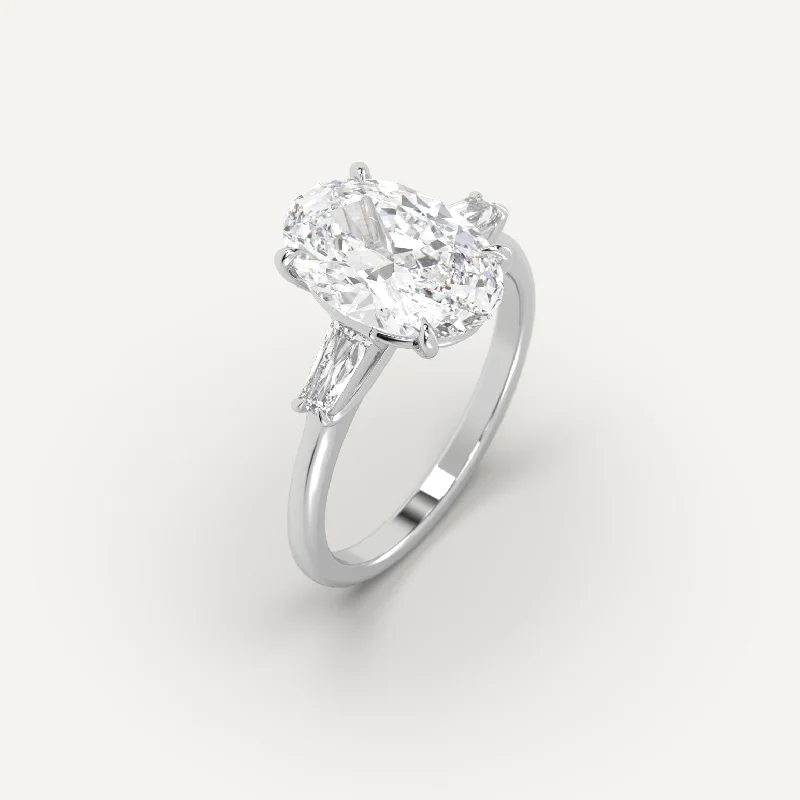 3 carat Oval Cut Diamond Ring