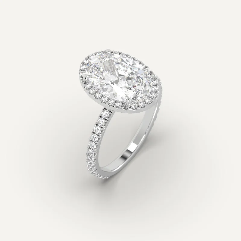 3 carat Oval Cut Diamond Ring